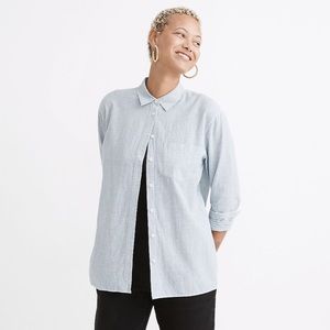 Tulip-Back Shirt in Stripe